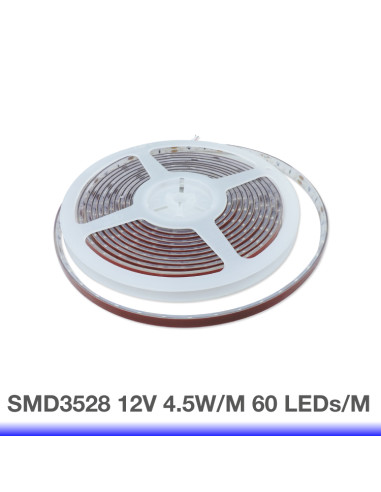 Tira LED SMD3528 IP67, 12V 4.5W/m, 60 LED/m, 5m
