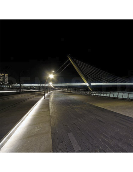 Tira LED SMD3528, IP68, 12V, 9W/M, 960 Lm/M, 120 LED/M, 5m
