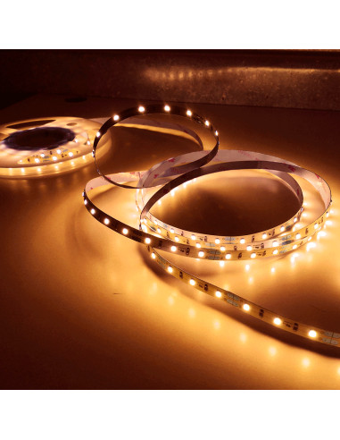 Tira LED SMD2835, 12V 8W/m Mix Frío-Cálido 880lm/m 120 LED/m, 5m