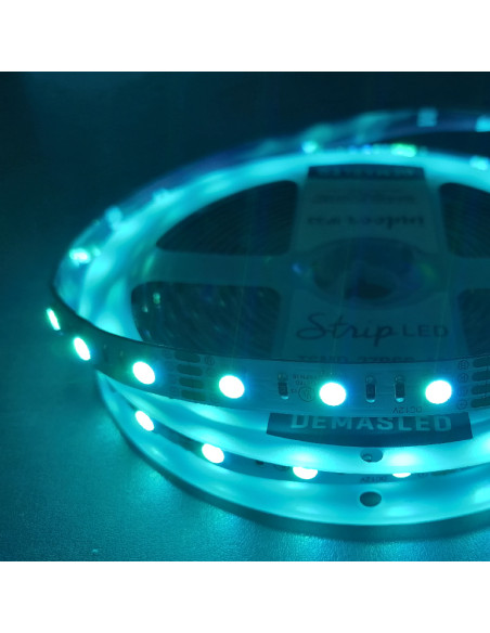 Tira LED SMD5050 24V 12W/m, RGB 720lm/m 60 LEDs/m, 5m