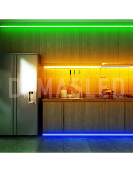Tira LED SMD5050 24V 12W/m, RGB 720lm/m 60 LEDs/m, 5m
