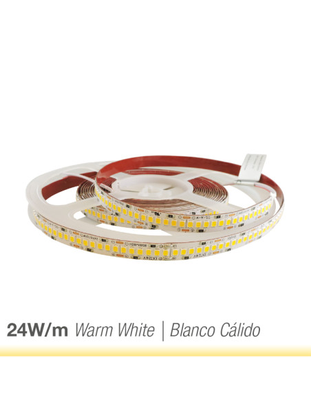 Tira LED SMD2835, 24V 24W/m, 240 LEDs/m, 5m