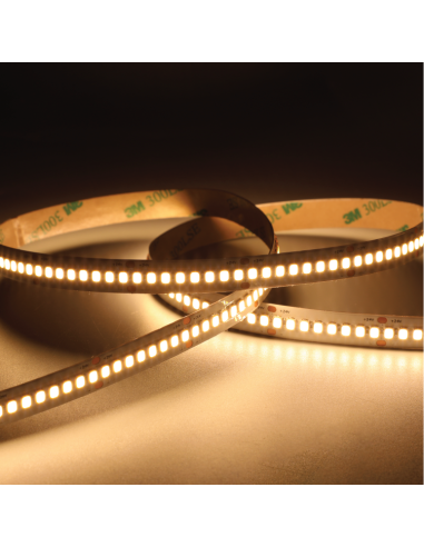 Tira LED SMD2835 24V 12W/m 1200lm/m 120 LEDs/m 8mm PBC, 5m