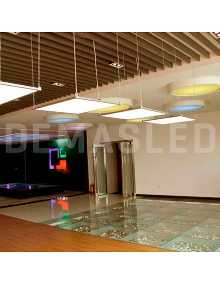 Panel LED Cuadrado, 40W 3800lm, 59.5x59.5cm de empotrar