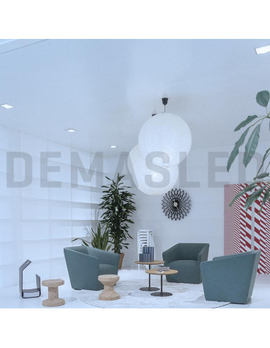 Panel LED cuadrado blanco, 22.3x22.3cm 18W 1440lm, empotrar