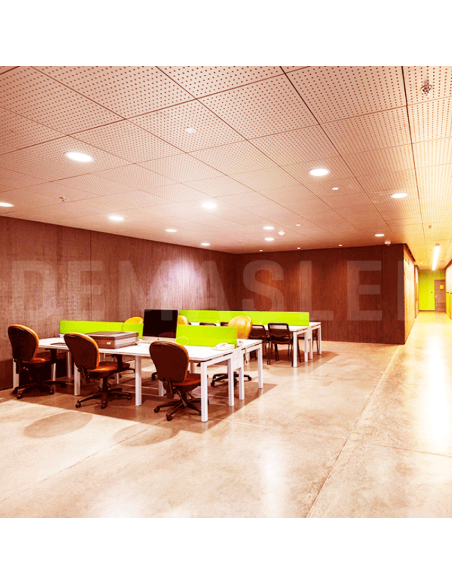 Panel LED redondo AJUSTABLE de 17cm, 18W 1620lm, Empotrar