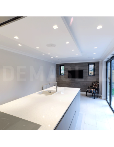 Panel LED cuadrado AJUSTABLE de 12x12cm 12W 1020lm, Empotrar