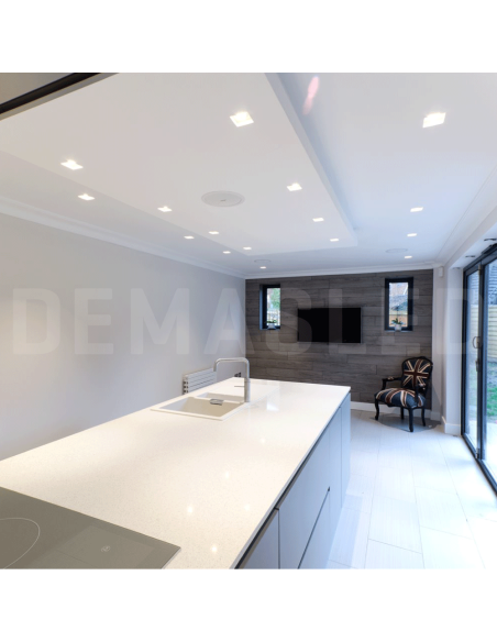Panel LED cuadrado AJUSTABLE de 12x12cm 12W 1020lm, Empotrar
