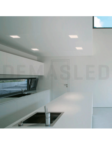 Panel LED cuadrado AJUSTABLE de 17x17cm 18W 1620lm, Empotrar