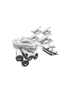 Kit de instalación para Suspender Paneles LED, 4 piezas