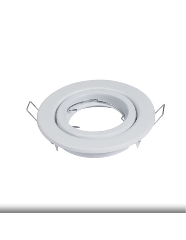 Aro Móvil 9.3cm Corte 6.5cm para lampara GU10 y MR16