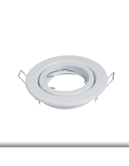 Aro Móvil 9.3cm Corte 6.5cm para lampara GU10 y MR16