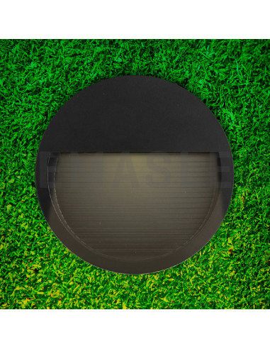 Aplique Exterior WALL ROUND LED 6W Blanco Neutro 12cm 220-240V