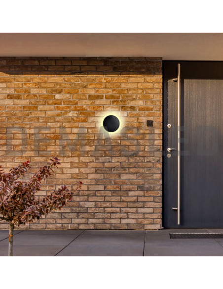 Aplique Exterior MOON LED 12W Blanco Neutro 15cm 450lm 85-265V