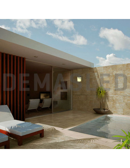 Aplique Exterior WALL Lamp 10W 280lm Blanco Neutro 85-265V IP65