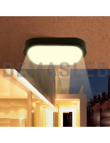 Aplique Exterior WALL OVAL LED 18W 1500lm Blanco Neutro 85-265V