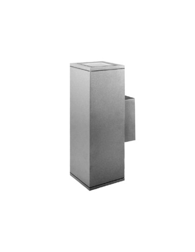 Aplique de pared Cuadrado Bidireccional Cromada 220-240V GU10
