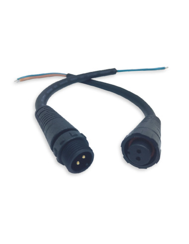 Conector Macho-Hembra para bañadores LED monocromáticos, 50cm