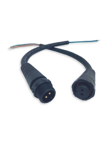 Conector Macho-Hembra para bañadores LED monocromáticos, 50cm