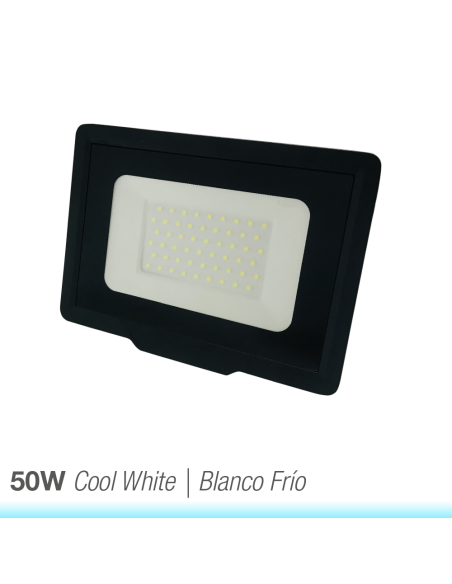 Proyector LED para Exteriores 50W 4250lm Blanco Frio 6500K, 220V