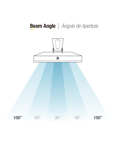 Proyector LED para Exteriores 50W 4250lm Blanco Frio 6500K, 220V