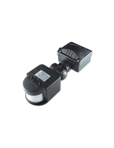 Sensor de Movimiento, 1200W, 5-2.000Lux, 10s-7min, IP54
