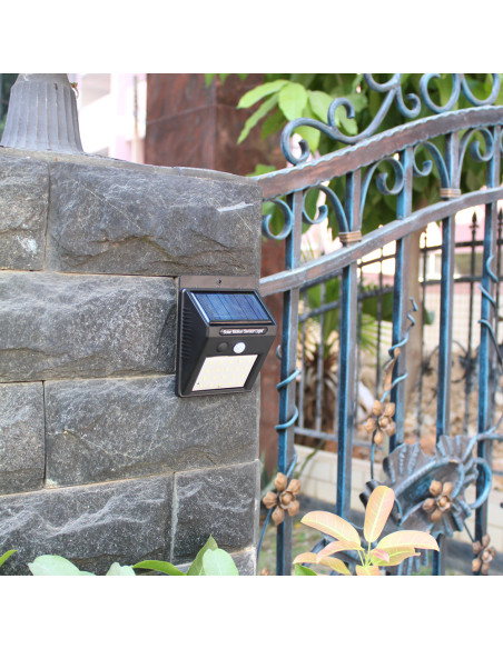 Aplique de pared LED Solar 150lm Blanco Neutro 4000°K IP65