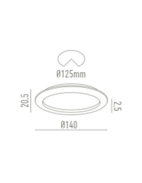 Downlight IP54 11W LC1427