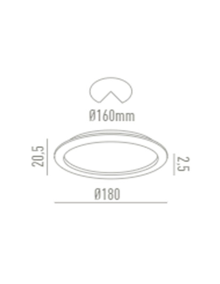 Downlight IP54 18W LC1427
