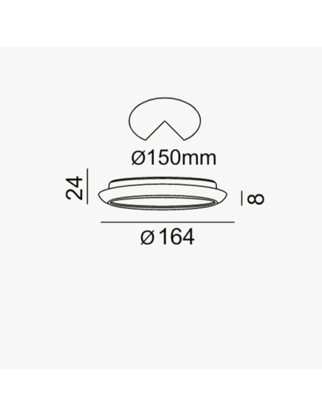 Downlight 18W 4000K LC1483r
