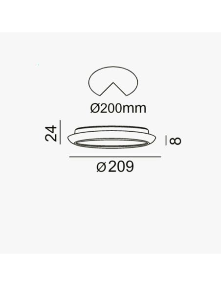 Downlight 23W 4000K LC1483r