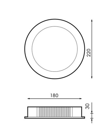 Downlight LED 32W 3200 lm