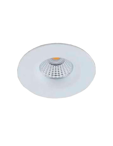 Empotrable redondo blanco mate 7W 60º Ø98mm lc1431r