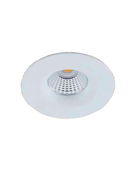Empotrable redondo blanco mate 7W 60º Ø98mm lc1431r