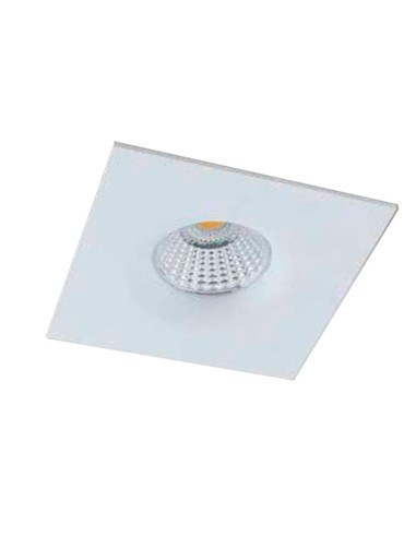 Empotrable cuadrado blanco mate 7W 60º 98x98mm lc1431sq