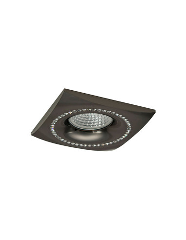 Aro fijo cuadrado con pedrería 98x98mm nc1768sq