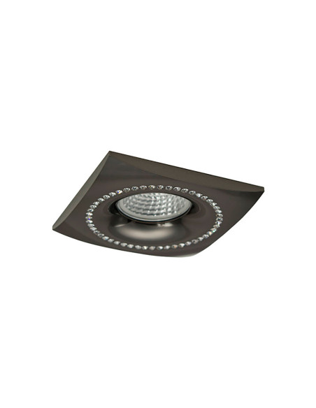 Aro fijo cuadrado con pedrería 98x98mm nc1768sq
