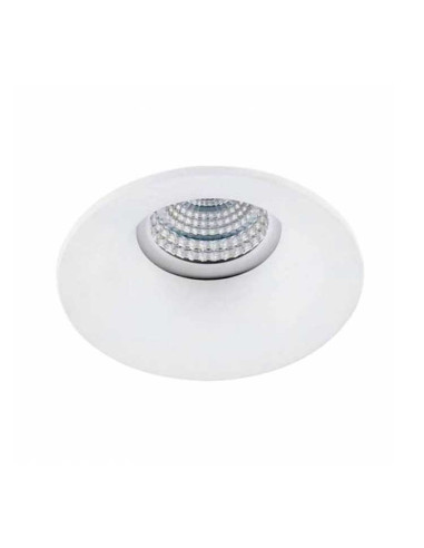Aro fijo redondo blanco mate Ø90mm nc1825