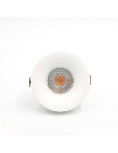 Aro fijo redondo blanco mate Ø90mm nc1825