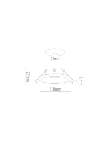 Foco empotrar para GU10 nc2160r