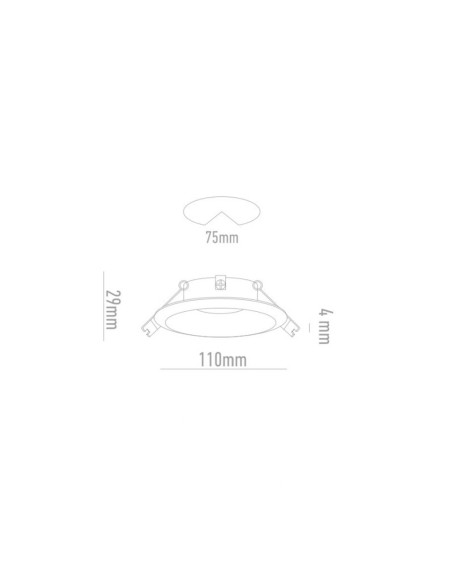 Foco empotrar para GU10 nc2160r