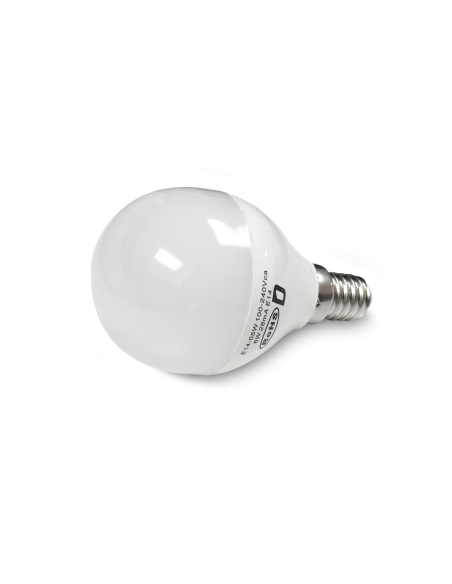 Bombilla E14 G45 esférica 6W