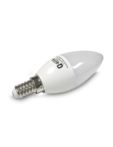 Bombilla E14 C37 vela 6W
