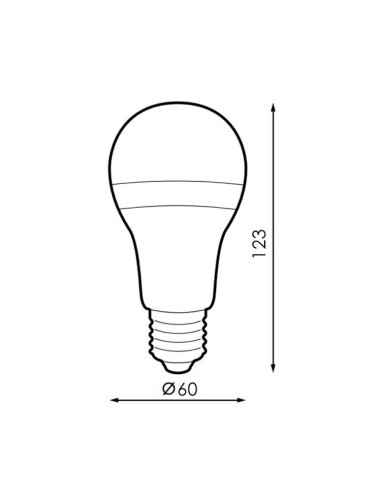 E27 A60 bombilla 10W RGB y CCT Domótica