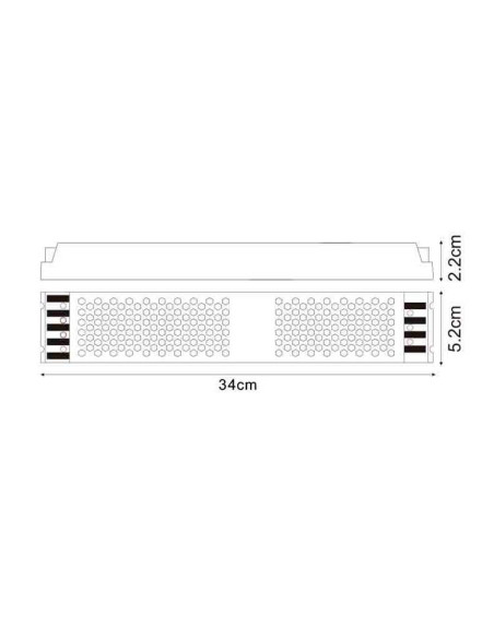 Fuente de Alimentación ULTRA SLIM 400W 24V encapsulada