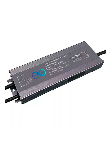 Fuente Regulable DALI PULSADOR 12-24V 100W 8.3A CVPD-100-12