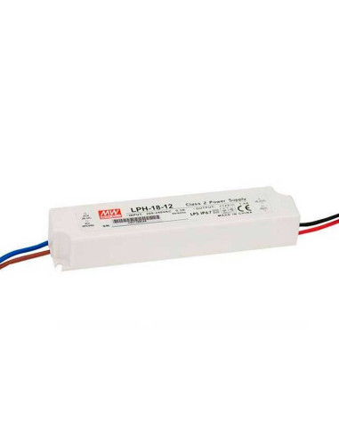 Fuente Switching Mean Well 24V 0.75A 18W 180-264VAC Exterior IP67