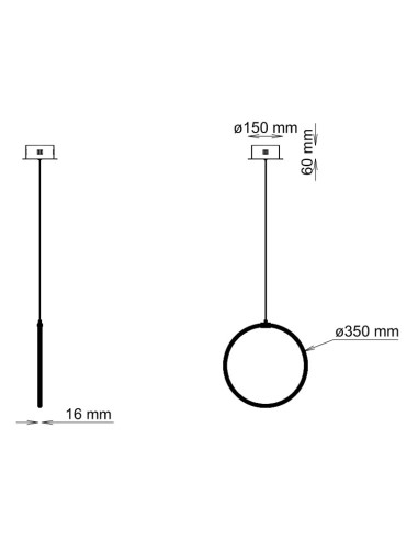 Colgante Ring 57032 Cromo