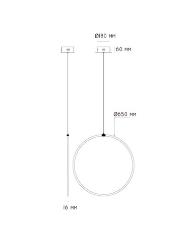 Colgante Ring 57032 Cromo
