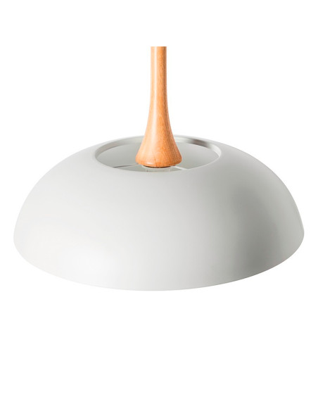 Colgante 1xE27 metal y madera Nórdico